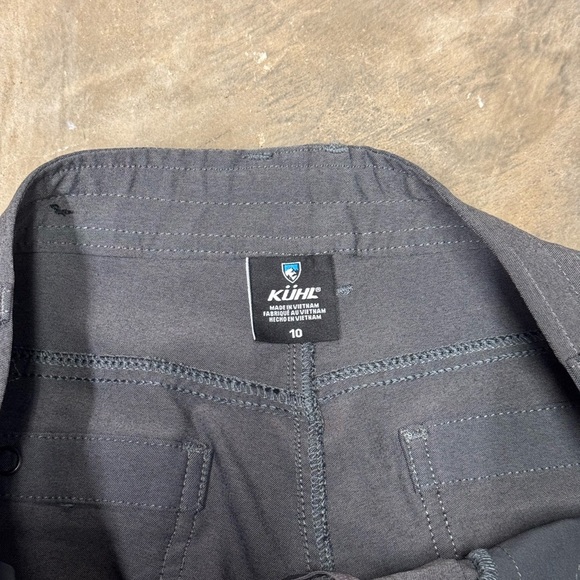 Kuhl Trekr Kapri womens 10 gray travel utility hiking capris gorpcore outdoors - Picture 6 of 9